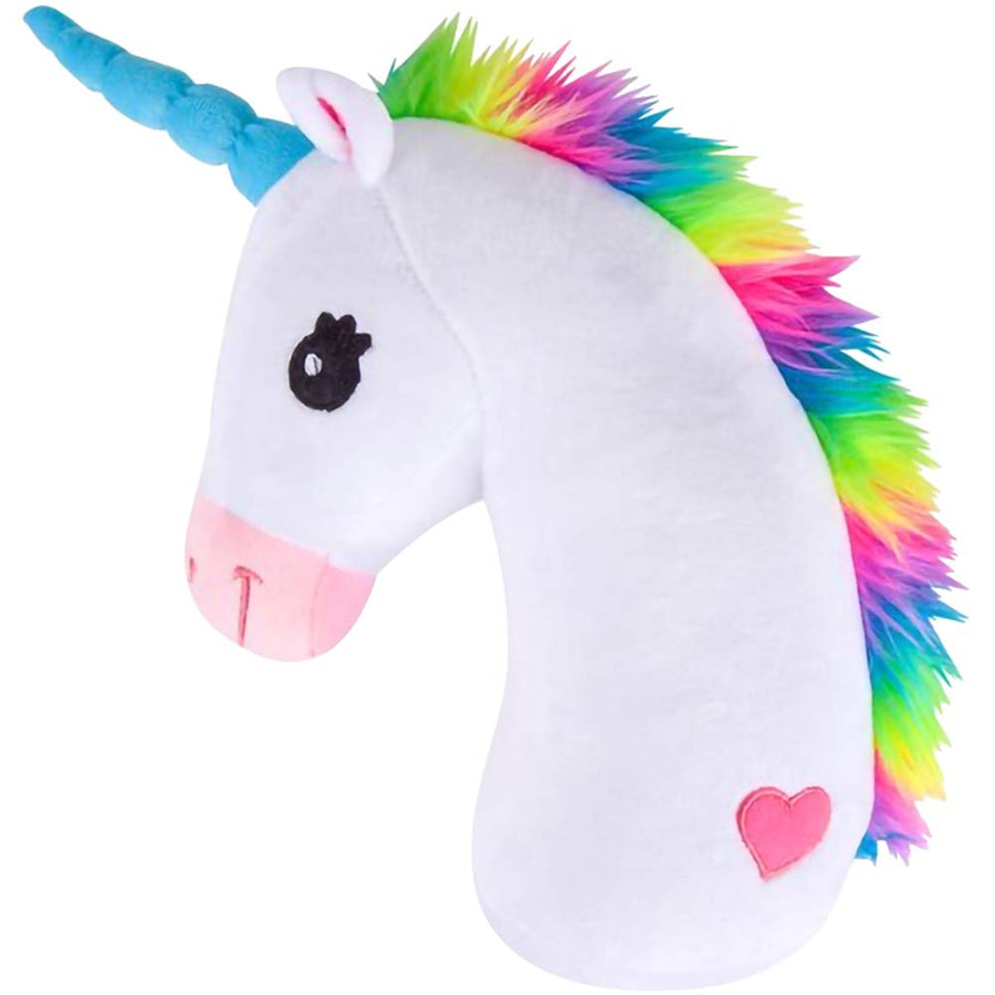15 Inch Unicorn Head Magical Plush Pillow,