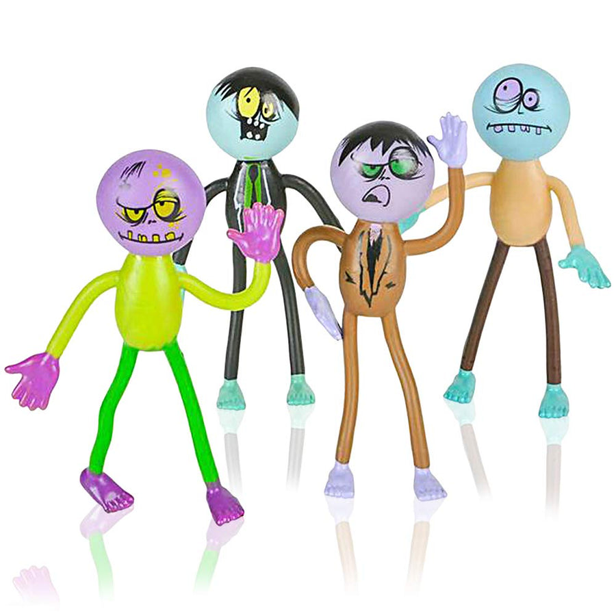 Assorted Bendable Zombies for Kids - Pack of 12
