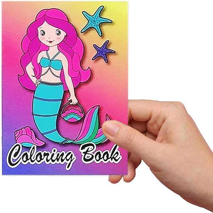 ArtCreativity Assorted Mini Coloring Books - Bulk Pack of 20 Small Color Booklets in 5 Designs - Perfect Party Favors - Educational Art Gifts for Toddlers, Boys and Girls Ages 1, 2, 3, 4, 5, 6, 7, 8