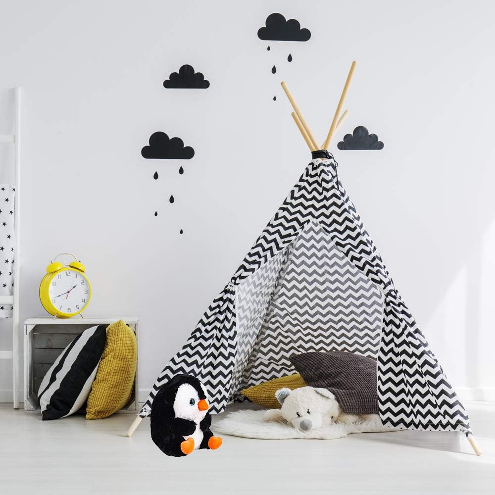 Belly Buddy Penguin, 10 Inch Plush Stuffed Penguin, Super Soft and Cuddly Toy, Cute Nursery Décor, Best Gift for Baby Shower, Boys and Girls Ages 3+