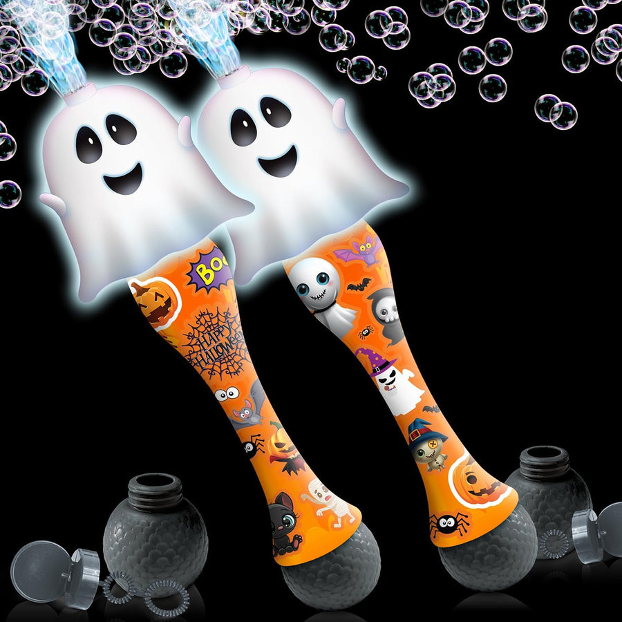 Halloween Light Up Bubble Wand - Ghost 2 Pk