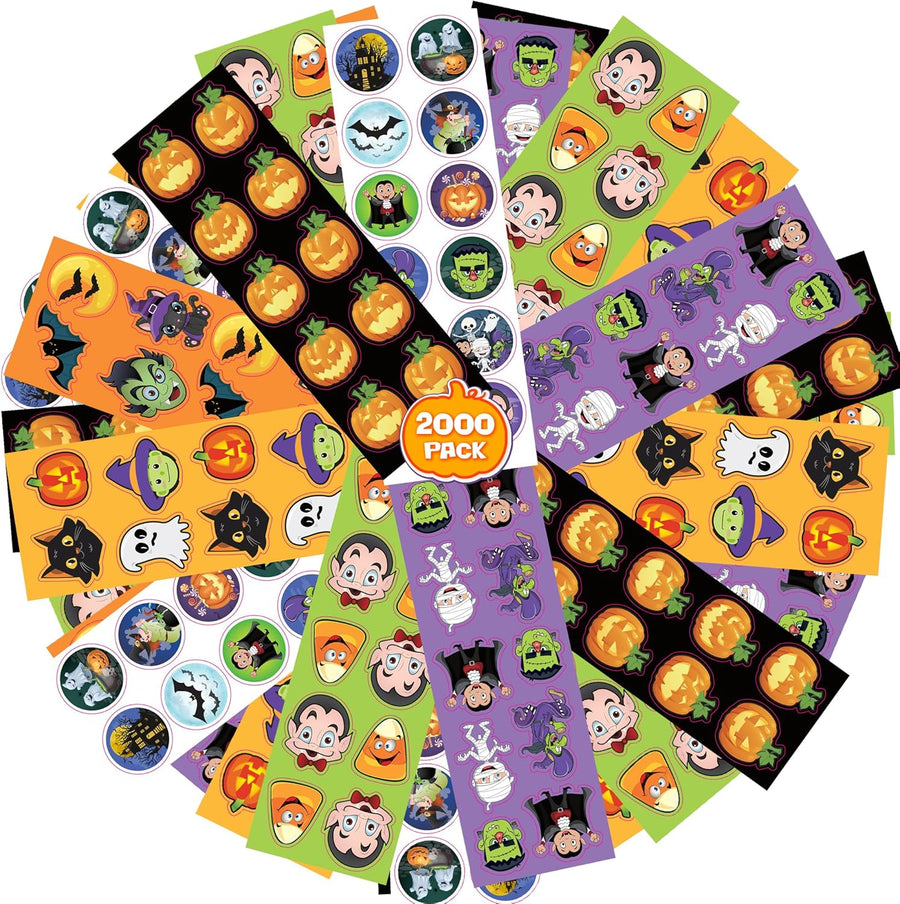 Assorted Halloween Stickers for Kids - 2 Pack