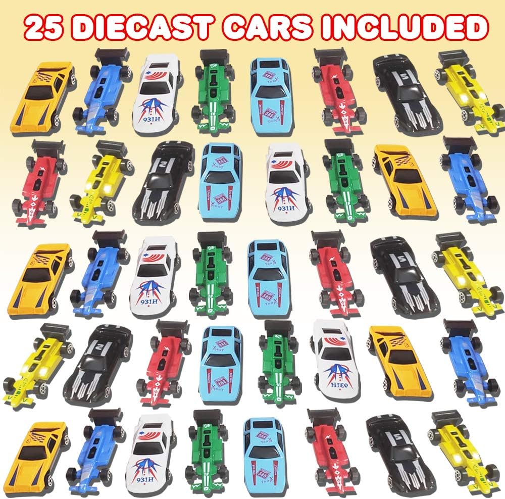 25 Pc-Diecast-Toy Car Set