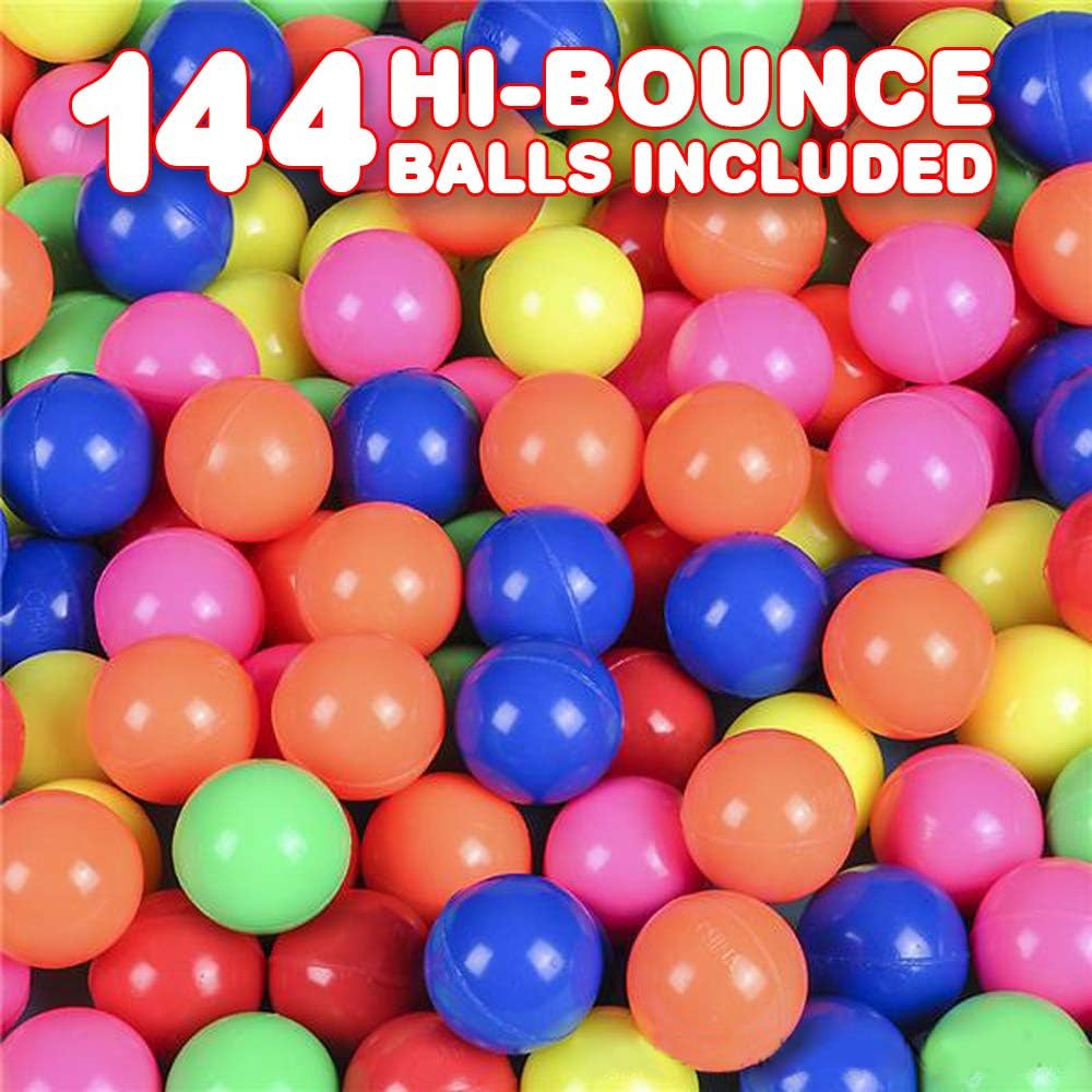 High Bounce Balls for Kids, Set of 144