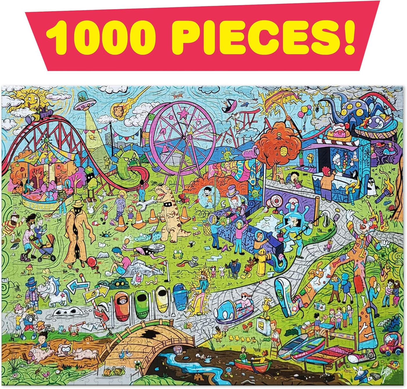 Carnival Themed 1000 Piece Jigsaw Puzzle