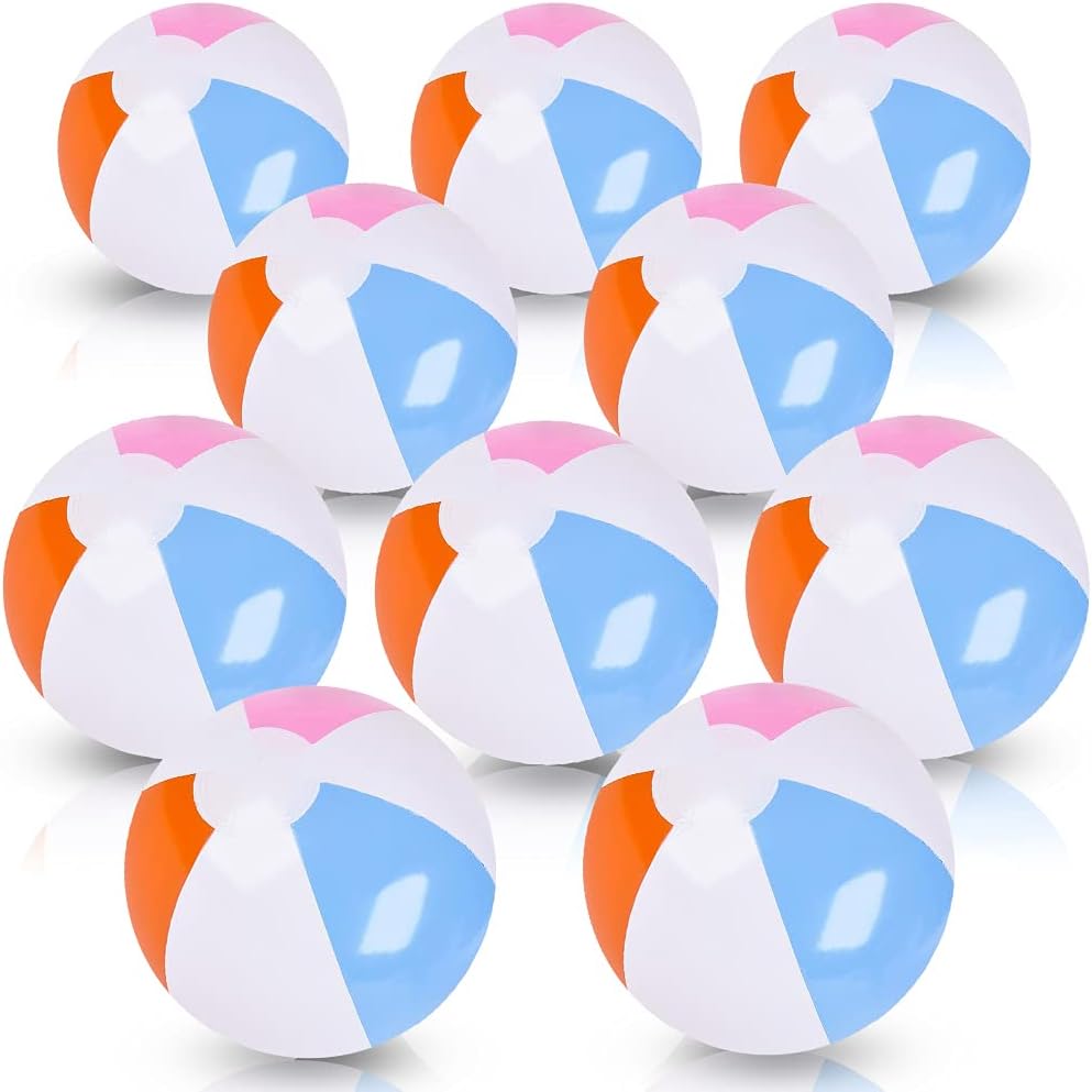 Beach Balls for Kids, Pack of 12