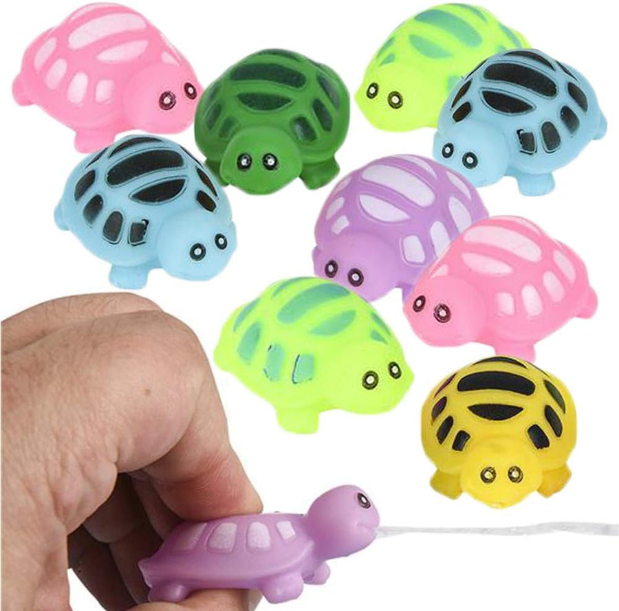 Rubber Water Squirting Turtles, Pack of 12