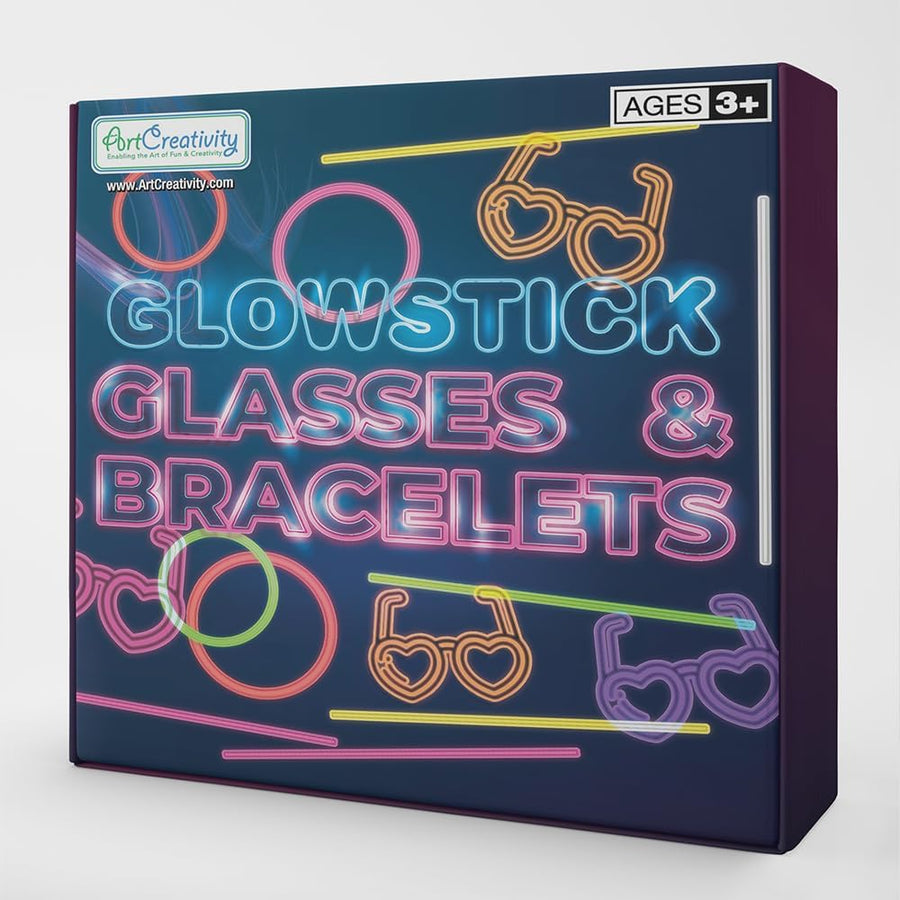 Glowsticks Heart Glasses & Bracelet