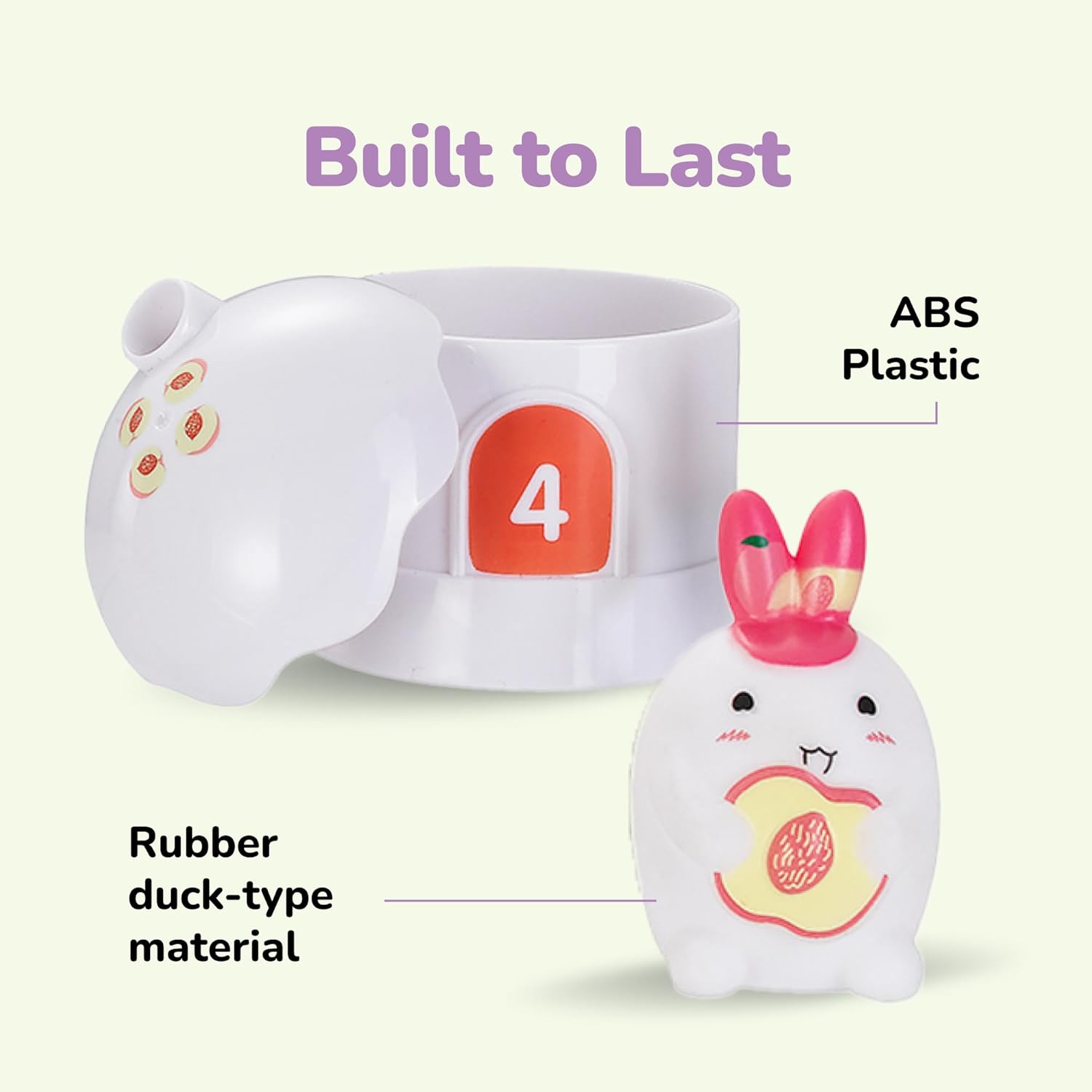 Bunny Matching & Sorting Set - 18 PC Montessori Toy - Easter Learning Toys for Toddlers 1-3 - Educational Basket Stuffers for Boys and Girls - Fun Easter Games for Kids