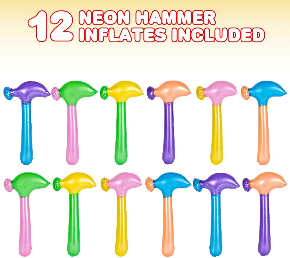 Neon Hammer Inflates, Set of 12