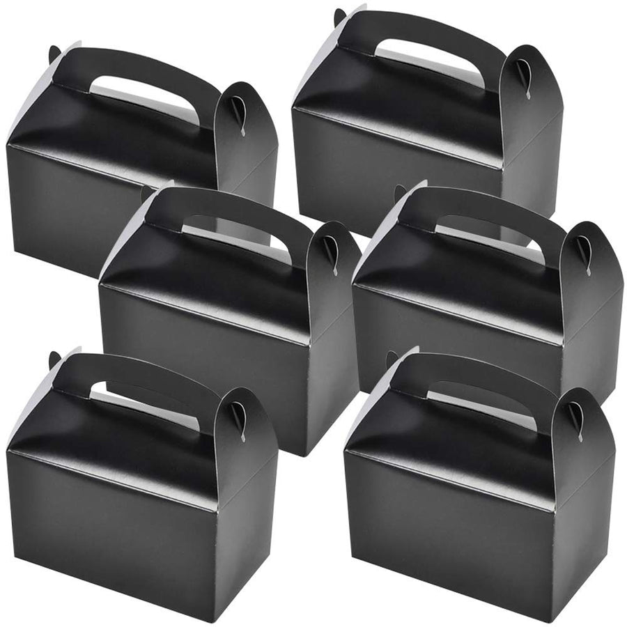 Black Treat Boxes - Pack of 12