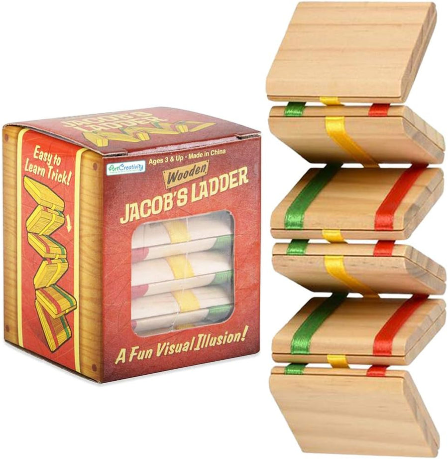 Wooden Jacob’s Ladder Toy, Set of 2