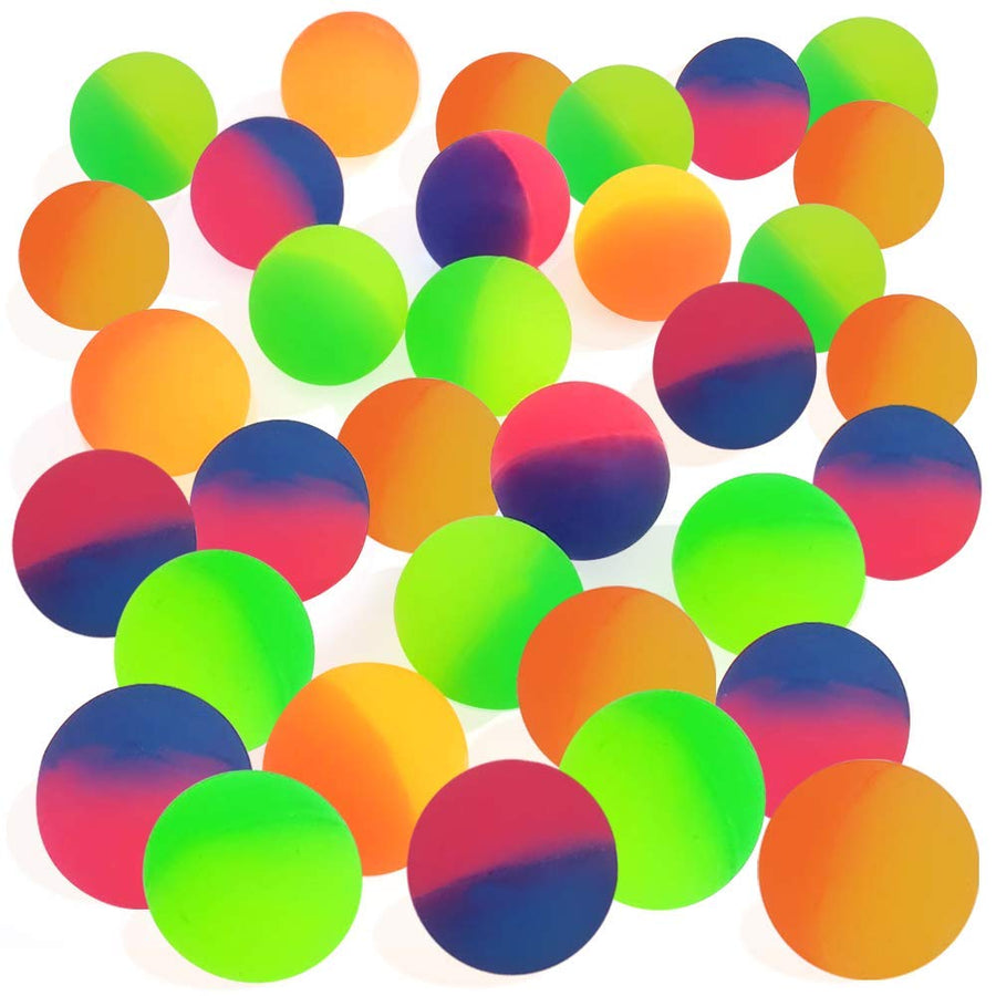 ArtCreativity Icy Bouncy Balls for Kids, Set of 12, Bouncing Balls with a Frosty Look and Extra-High Bounce, Frozen Birthday Party Favors, Goodie Bag and Piñata Fillers, Fun Assorted Colors