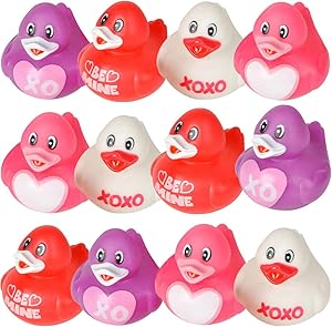 Valentines Ducky Assortment. 30 ducks per PDQ - 4 PDQ  per box