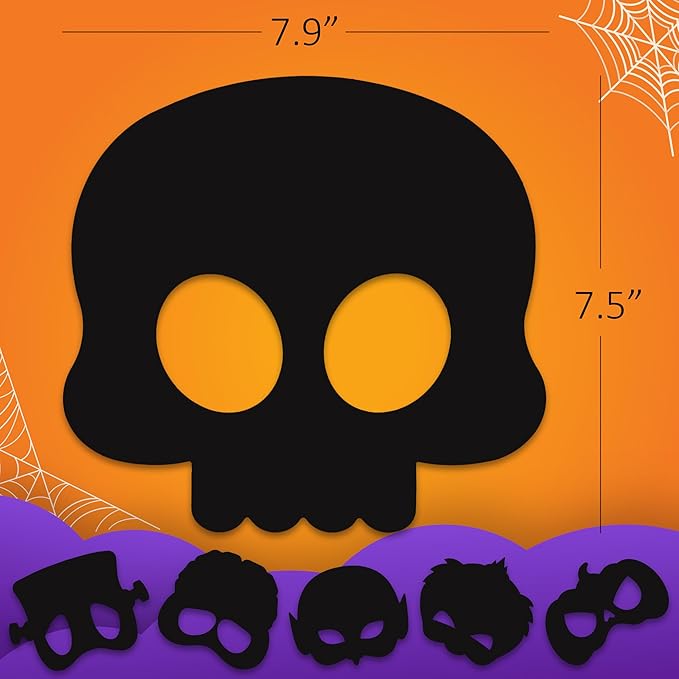 Halloween Scratch Masks-60 Pack