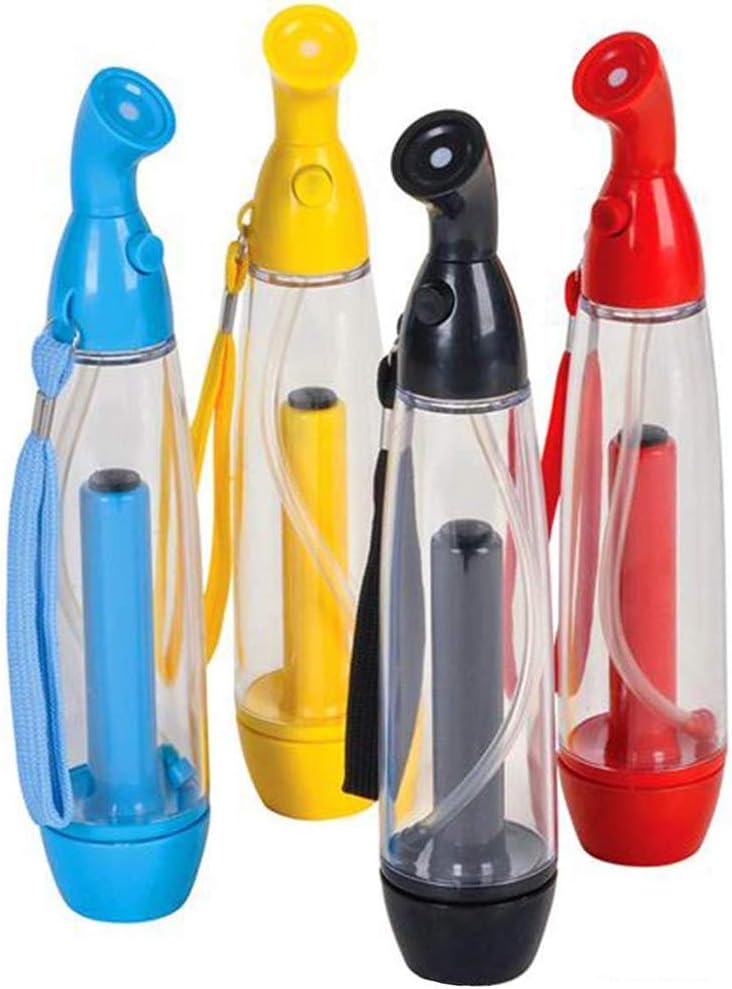 ArtCreativity Water Mister Spray Bottle Set - Pack of 4 - Pump Mister Cooling Spray Bottles with Carrying Loop - Portable Misting Sprayers for Camping, Outdoor Patio, Hiking - Assorted Vibrant Colors