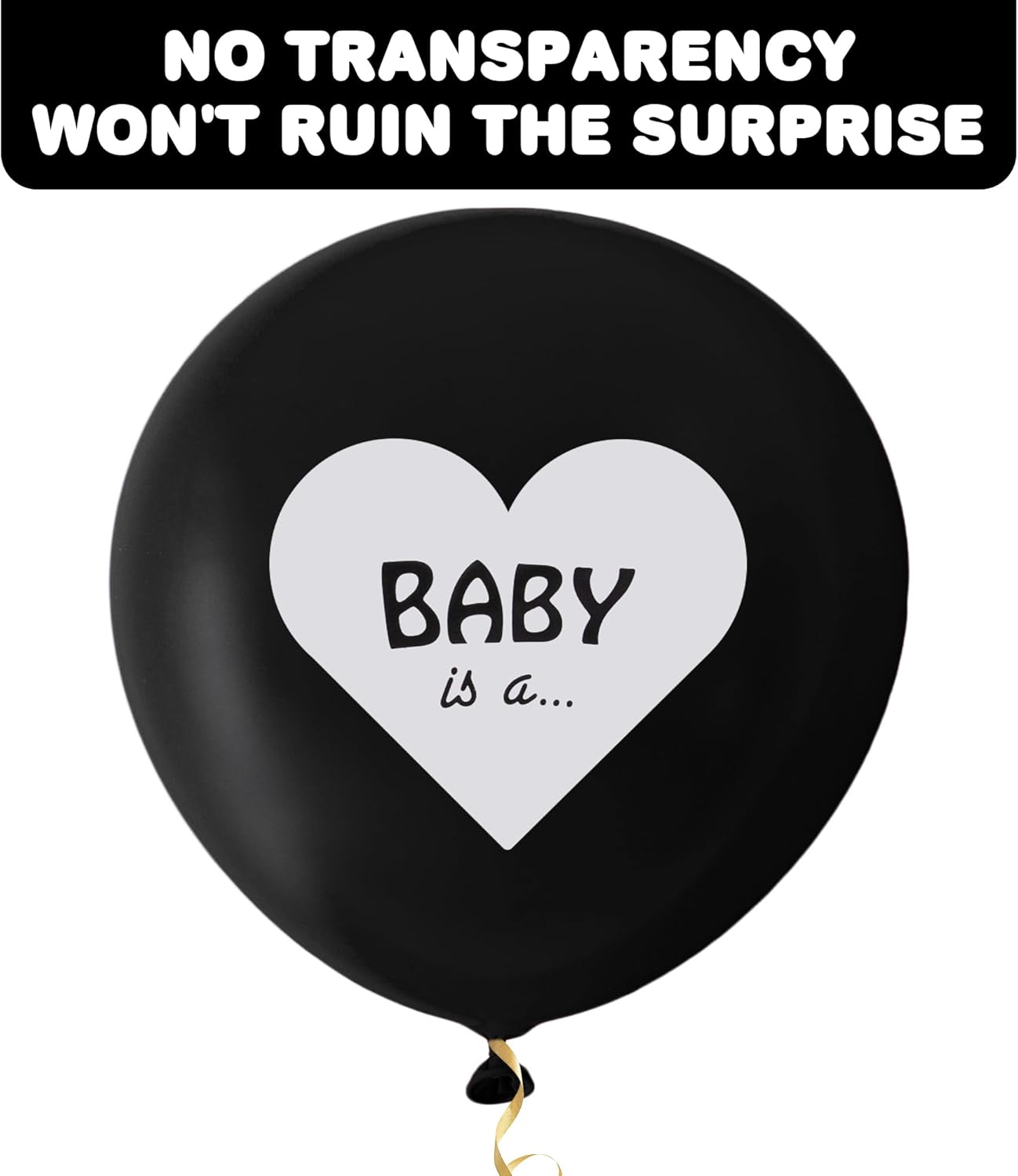 Black Gender Reveal Balloon Kit