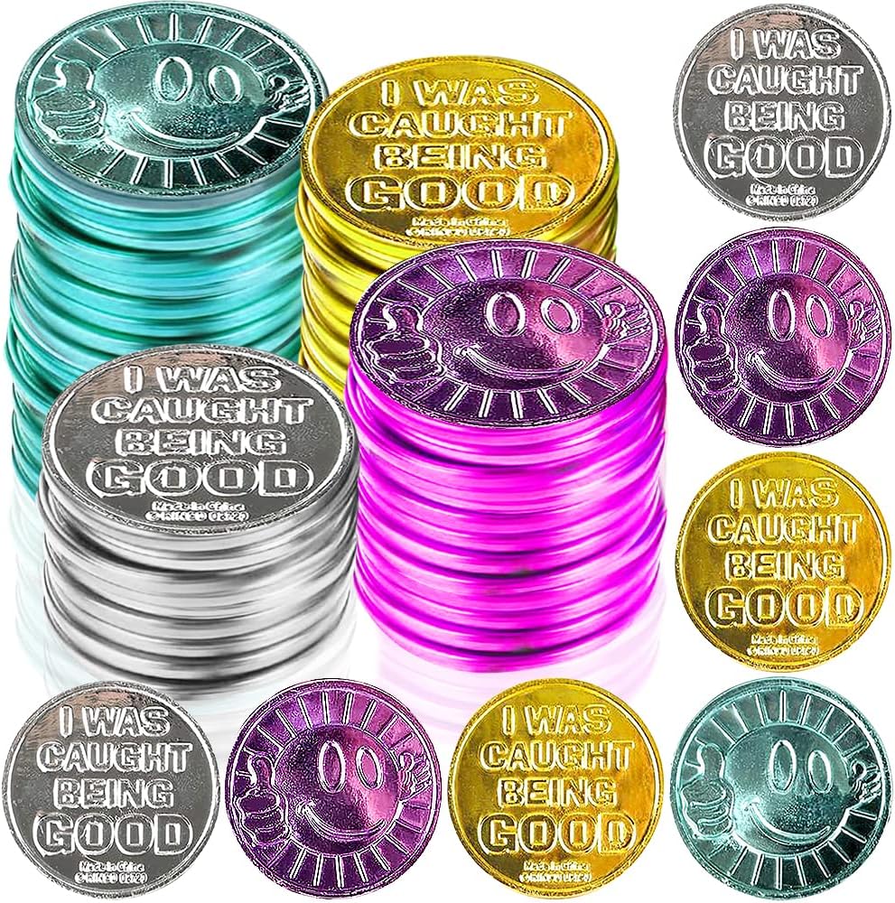 Colorful Coin Collection - Pack of 144