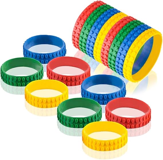 7.5 Inch Building Block Bracelets for Kids