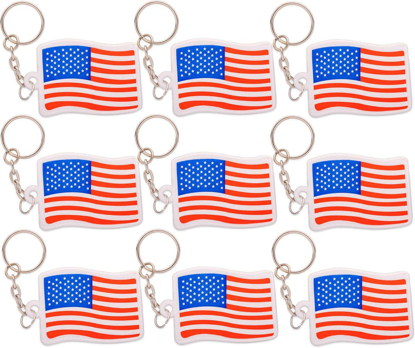 American Flag Keychains