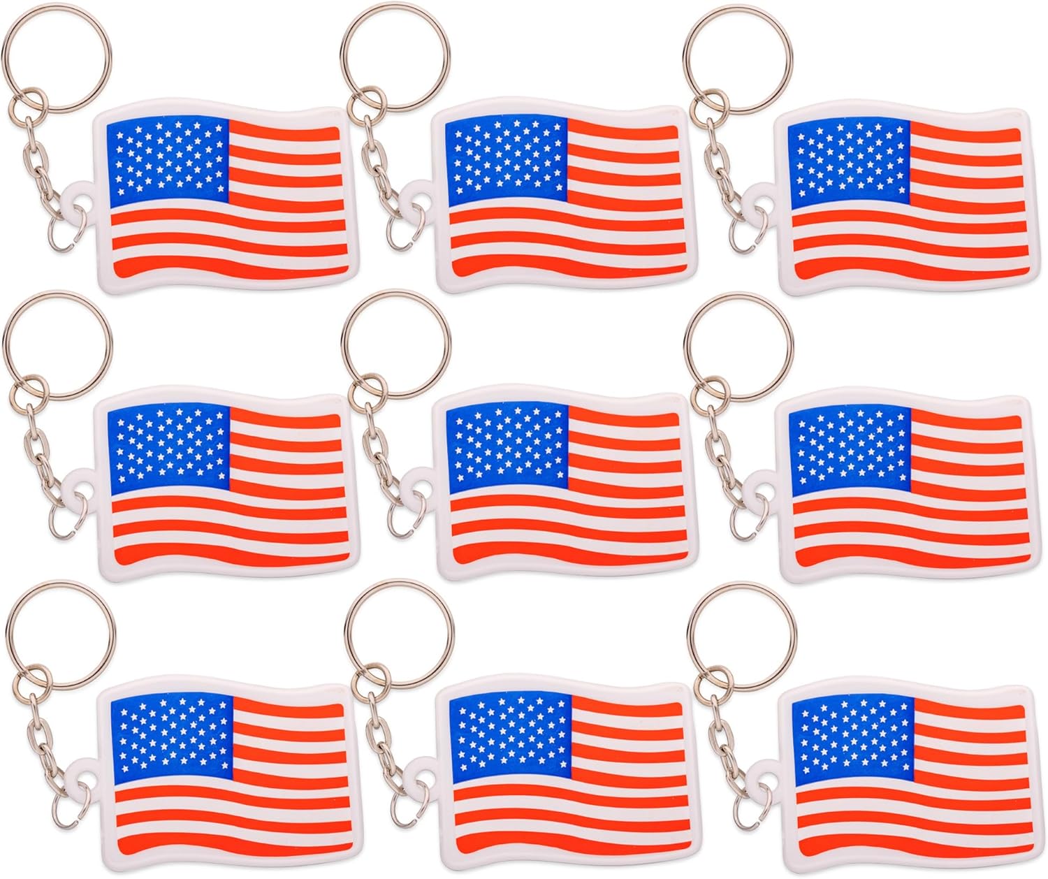 American Flag Keychains