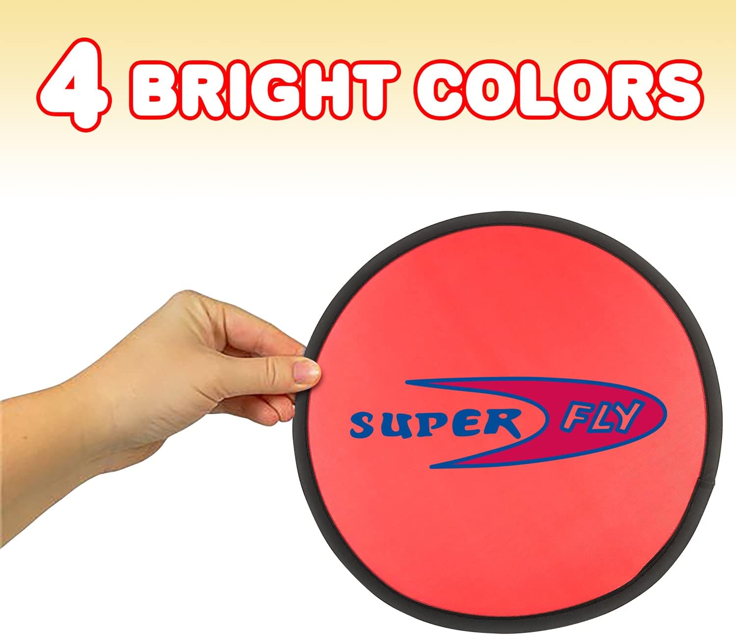 ArtCreativity Folding Pocket Frisbee Set - 12 Pack - Foldable Frisbees for Kids and Adults - Colorful Flying Disc Toys - Fun Birthday Party Favors for Boys and Girls - Summer Outdoor Activity Game