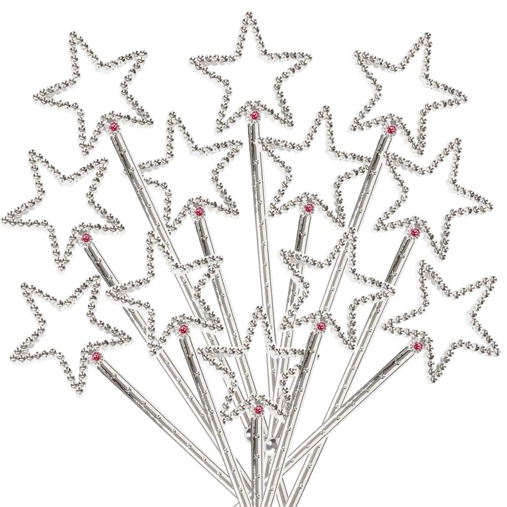 Sparkly Star Wands, Bulk Pack of 24