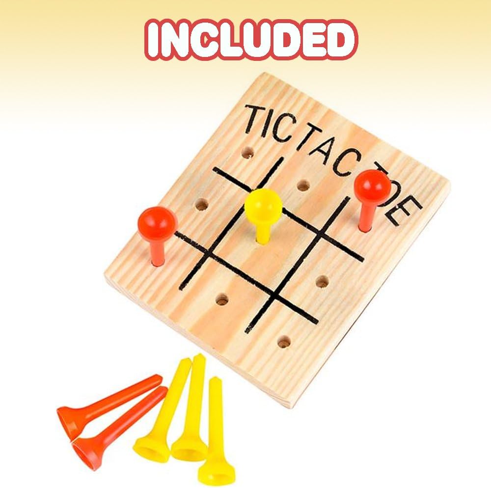 Gamie Travel Road Trip Games for Kids and Adults - 3 Pieces - Set includes Mini Tic-Tac-Toe, Triangle Game, and Fishing Game