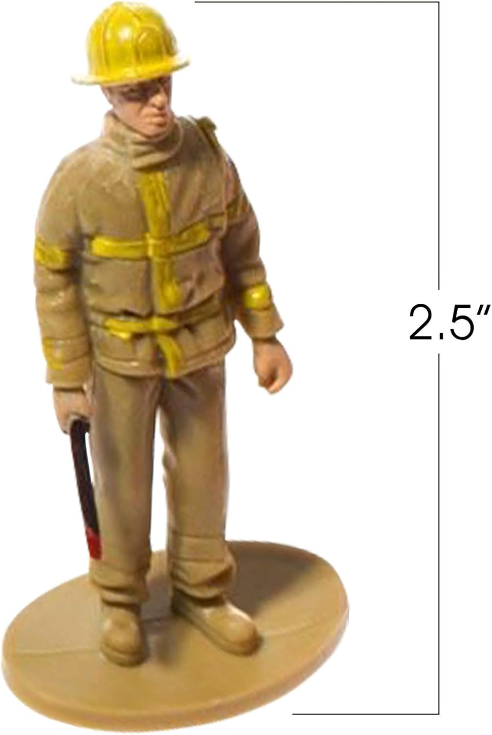 2.5 Inch Mini Fireman Figurines for Kids- Set of 12