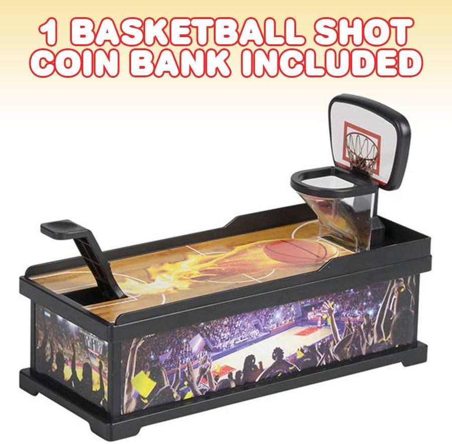 Basketball Shot Coin Bank for Kids