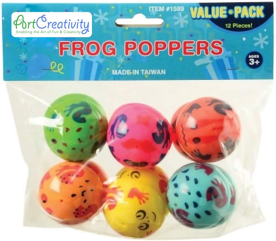 Frog Poppers, Set of 12