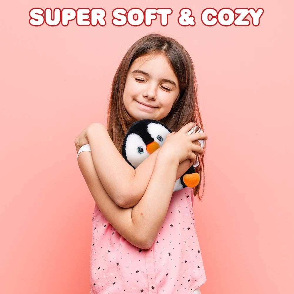 Belly Buddy Penguin, 10 Inch Plush Stuffed Penguin, Super Soft and Cuddly Toy, Cute Nursery Décor, Best Gift for Baby Shower, Boys and Girls Ages 3+