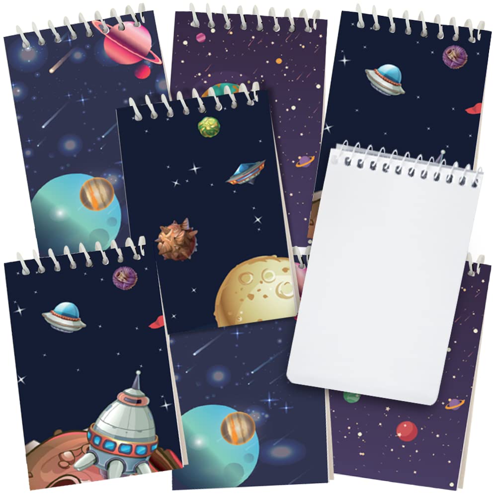 Mini Space Notebooks, Pack of 16