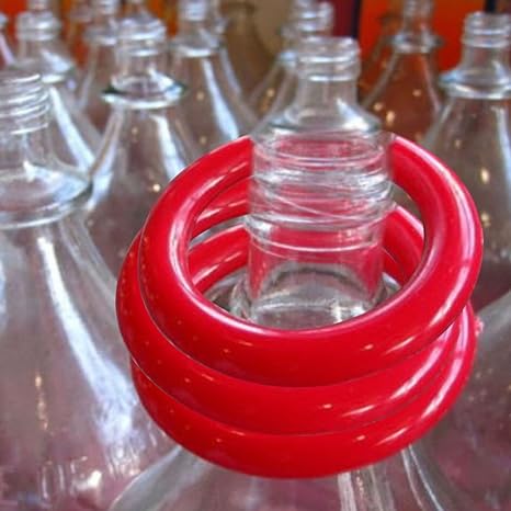 Plastic Carnival Rings - Pack of 24 - 2.5 Inch Rings for Ring Toss - Fun Target Toys - Cool Homemade School and Carnival Party Favors