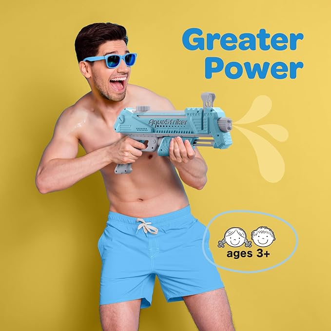 Blue AquaStriker Water Gun