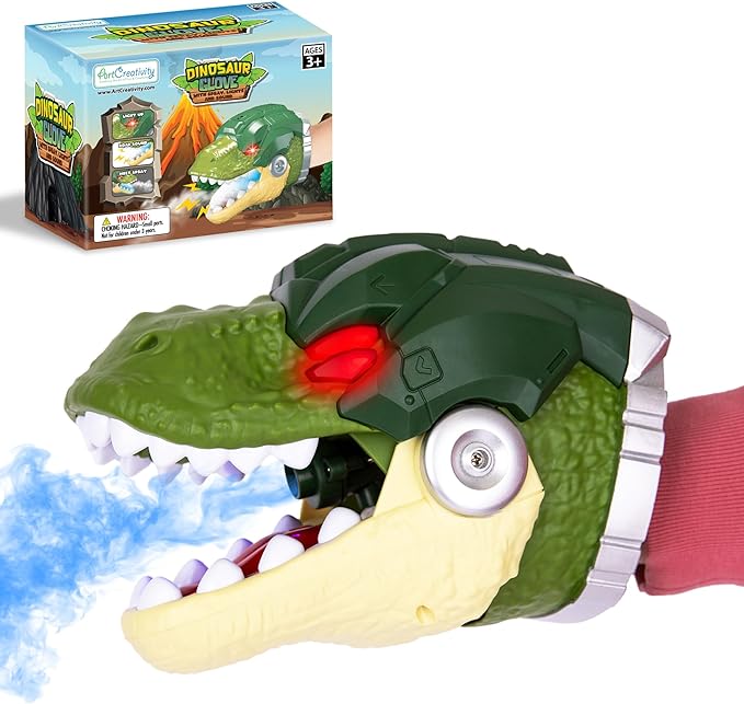 Dinosaur Glove Toy with Spray