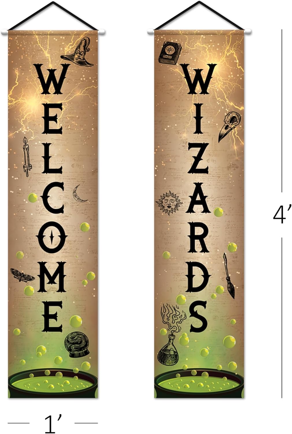 Welcome Wizards Door Banner