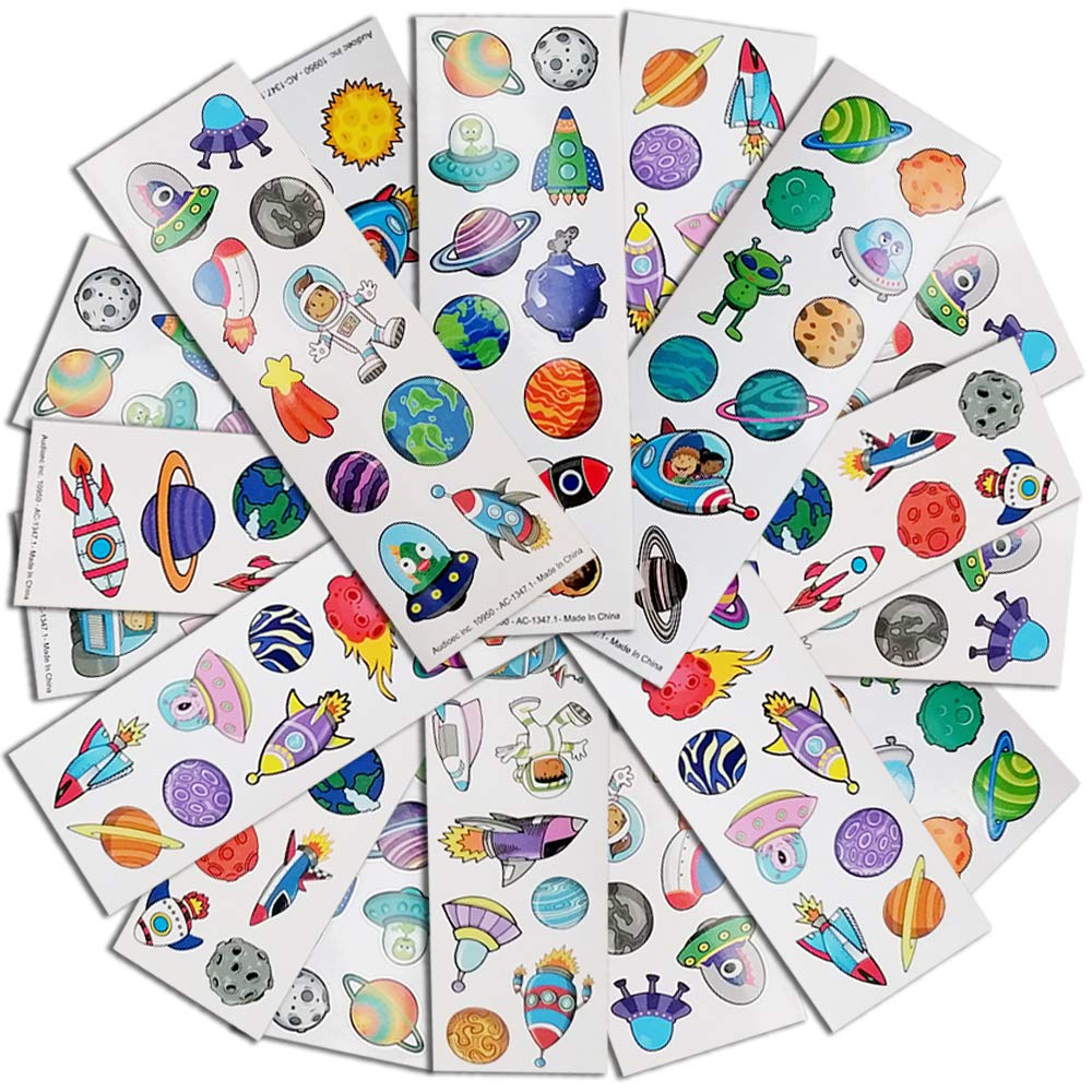 Space Sticker Assortment, 100 Sticker Sheets