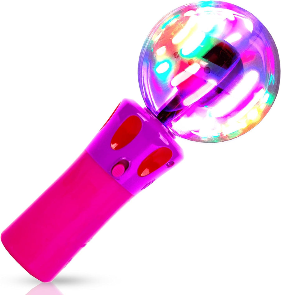 ArtCreativity Light Up Magic Ball Wand for Kids - Flashing LED Wand for Boys and Girls - Thrilling Light Up Spinner Toy - Batteries Included - Sensory Toys for Kids with Autism - Classroom Prizes