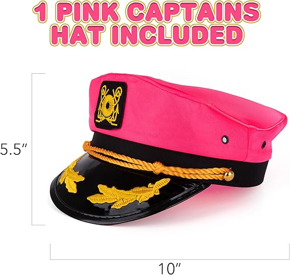 Pink Captain's Hat