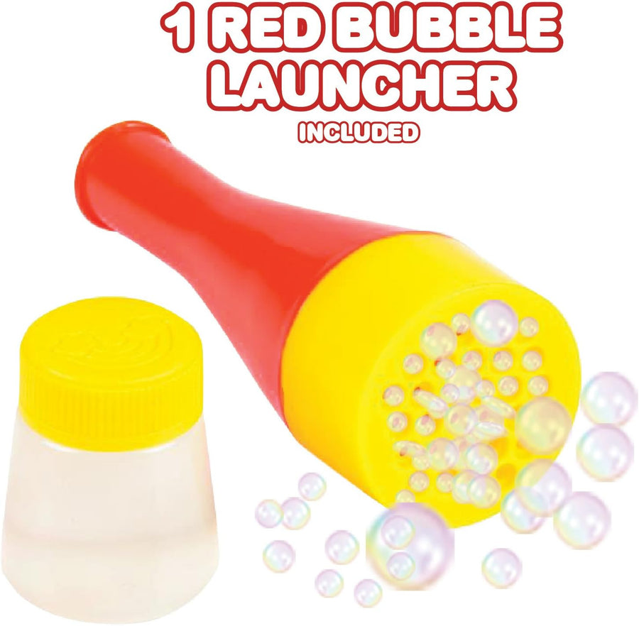 Mini Blizzard Bubble Blower Set by ArtCreativity - Set of 4 Bubble Blasters with 4 Bottles of Bubble Mixture - Vibrant Assortment of Color - Non-Toxic Plastic - Fun Summer Toys for Boys and Girls
