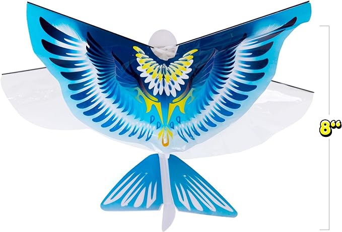 ArtCreativity Electric Flying Bird Toy with Lights - Rechargeable Flying Toy Bird for Kids - Flaps Wings to Fly High and Fast - Outdoor Toys for Boys and Girls - Birthday Gift Idea for Kids Ages 3 4 5