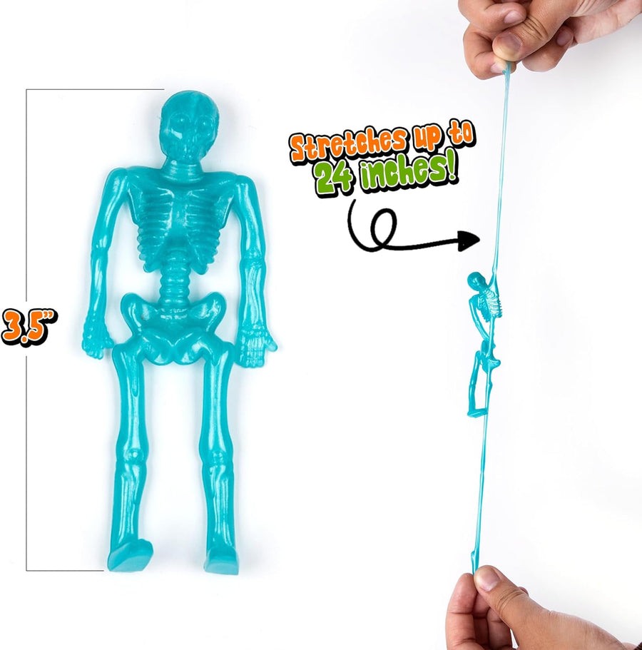 ArtCreativity Halloween Super Stretchy Skeleton Toys