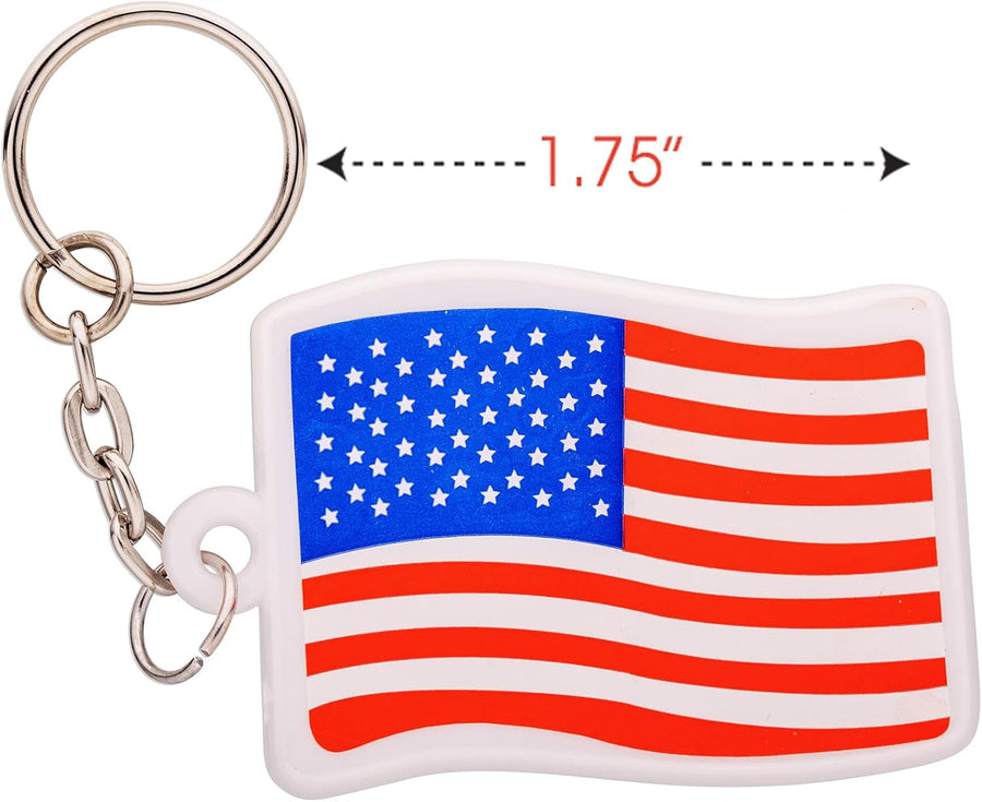 American Flag Keychains