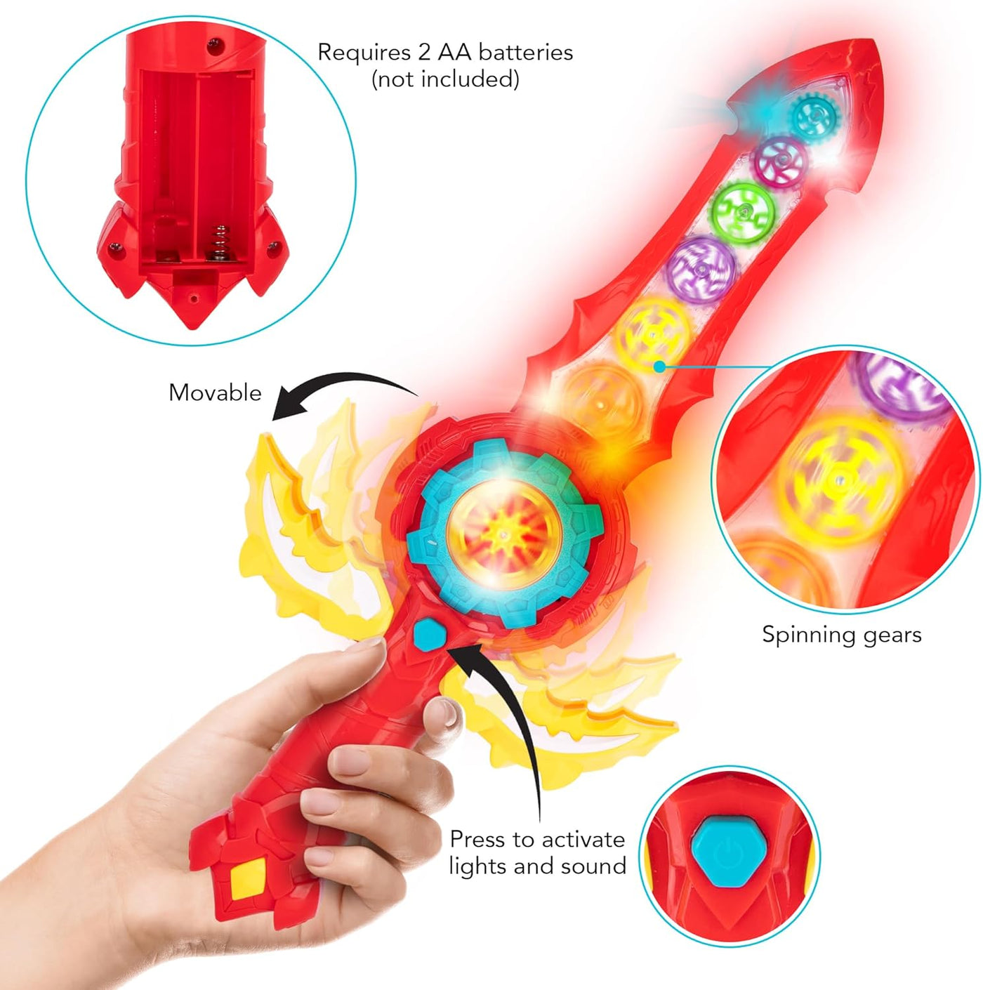 Light Up Sword Toy for Kids