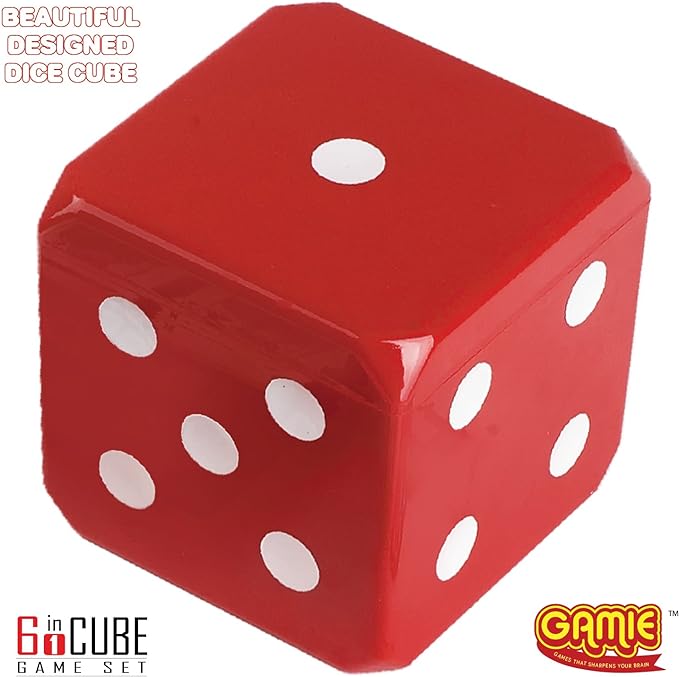 6-in-1 Dice Cube Game Set Board Game and Casino Set