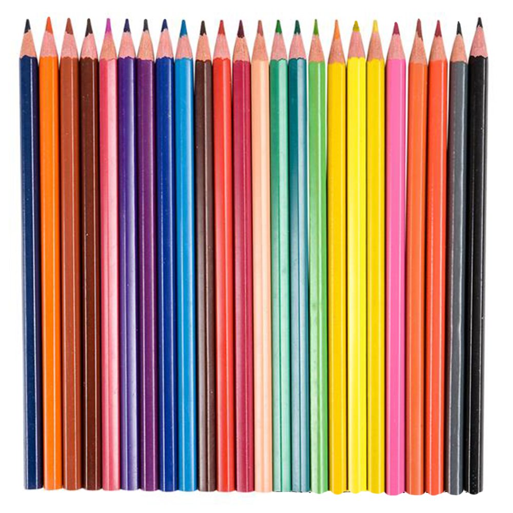 Multi Colored Pencils - 24 Pack  - Pre Sharpened