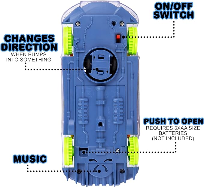 Light Up School Bus Toy for Toddlers