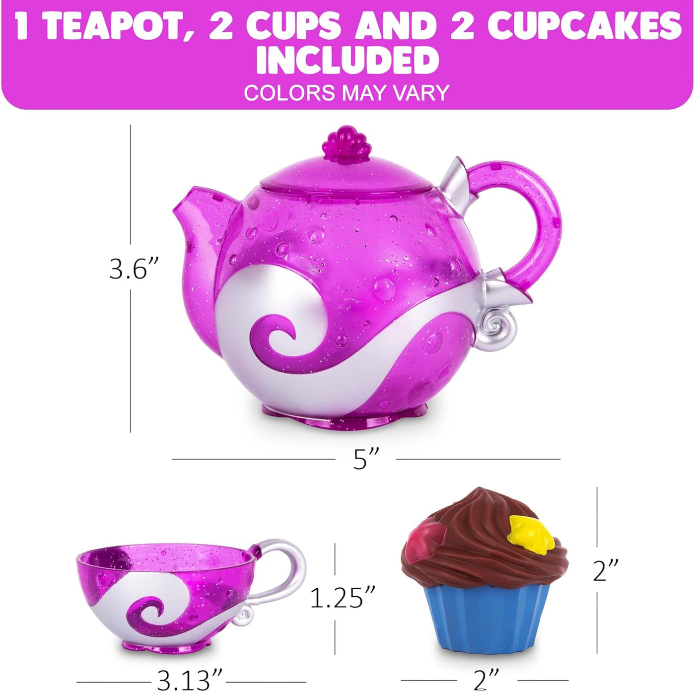 Tea and Cupcakes Bath Set