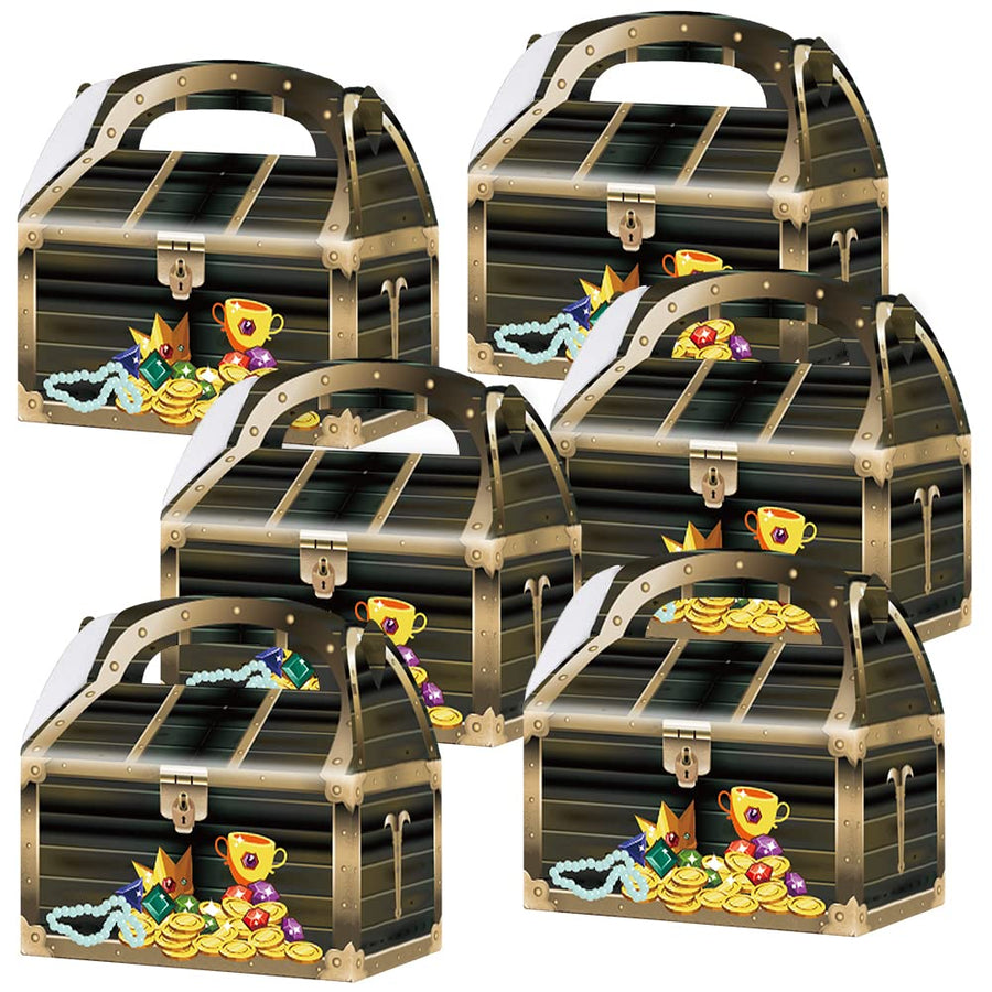 Treasure Chest Treat Boxes- Pack of 12